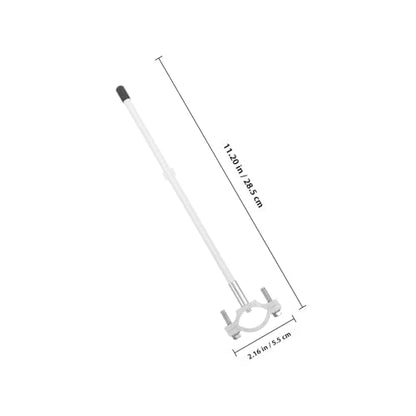Bicycle Safety Flag Pole with A-shape Clamp 25-inch Stainless Steel and Aluminum Alloy Mount for Motorcycle Handlebar Riding Visibility and Warning