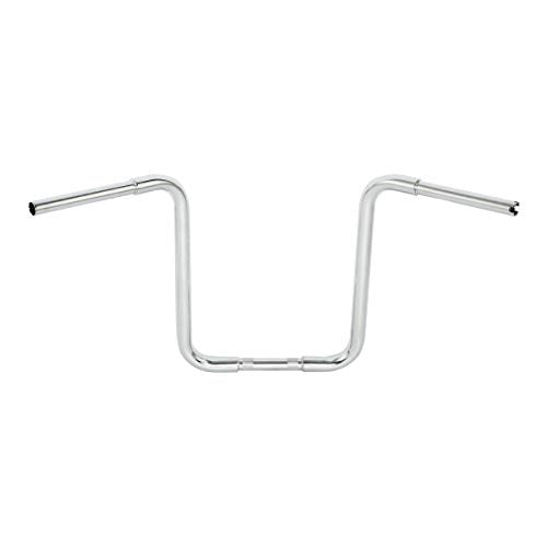 Green-L 1 1/4" Ape Hanger 18" Rise Handlebars Fit for Harley Sportster XL883 XL1200 Softail FLST FXST Custom Motorcycle 1.25" Handle Bar - size: 18" Rise, style: Style B Chrome