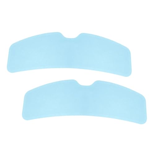Garneck 2pcs Motorcycle Helmet Rainproof and Film Helmet Film Patch Visor Lens Motorcycle Part