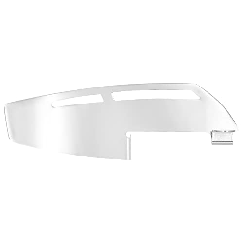 Motorcycle Driver Floorboard Heel Guard Fit For Harley Softail 86-17 Touring FLD 2012-2016 Touring Electra Glide Road Glide Road King Street Glide Chrome - color: Chrome
