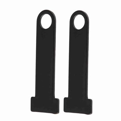 1 Pair Motorcycle Helmet Lock Extension, Universal Strap D-ring Lock, Helmet Strap D Ring, Stainless Steel D Ring Lock Extension for Motorcycle Modification, Black