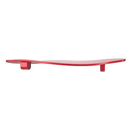 Advanblack Wicked Red Side Wings Air Deflectors, Fairing Side Wing Windshield, Fairing Side Shield, Adjustable Wind Deflectors, Compatible for Harley Touring Street Electra Glide 2014-2023 - color: Wicked Red