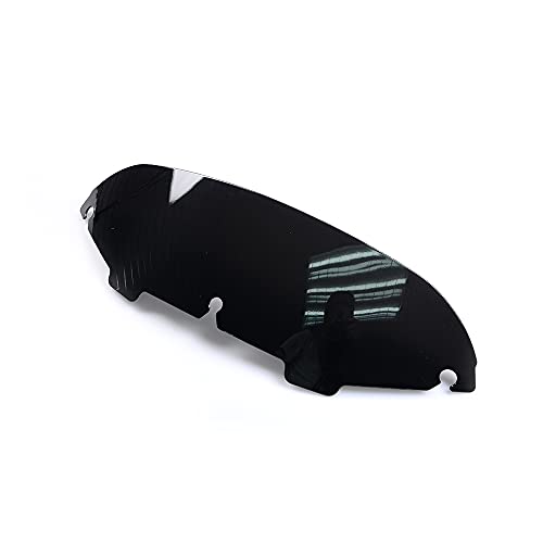 4" Black Tint Round Windshield Windscreen Wind Splitter Compatible for Harley Davidson Touring Street Glide Electra Glide FLHT FLHTC FLHX Superior Glide,Tri-Wheel Glide 1996-2013