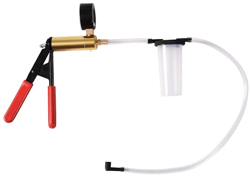 DHA Hand Held Vacuum Pressure Pump Tester Brake Fluid Bleeder Kit, Brake Bleeding Vacuum Pump Kit for Car Motorcycle One Man