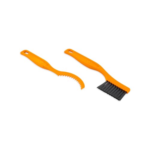 Detail Factory Motorcycle Sprocket Cleaning Set – Sprocket Scraper & Precision Brush for Motorcycles, ATVs & Bicycles – Heavy-Duty Debris Removal & Deep Cleaning Tool Kit – Solar Flare - color: Solar Flare