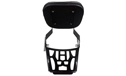 YHMOTO Passenger Sissybar Backrest with Luggage Rack Fits for Honda VTX 1300 1800 N/R/S Models 2002-2008 (Black) - size: Black