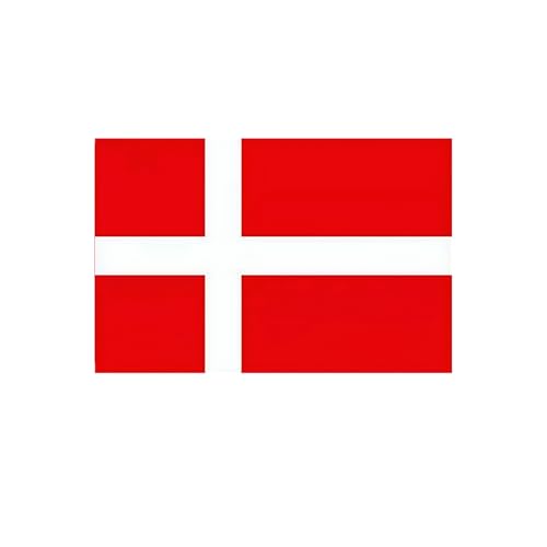 4 PCS Flag Stickers - Denmark Flag Stickers Decals for Cup Computer Laptop Car Bumper Window Helmet Musical Instrument with Smooth Surface - size: Denmark
