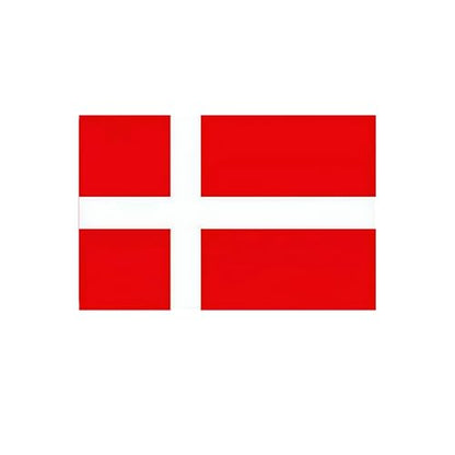 4 PCS Flag Stickers - Denmark Flag Stickers Decals for Cup Computer Laptop Car Bumper Window Helmet Musical Instrument with Smooth Surface - size: Denmark