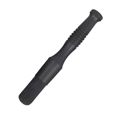 Car Parts Washer Brush, Bullet Head Parts Cleaning Brush for Cleaning Car Interior Exterior, Engine Parts, Wheel Bearing, Boats, Household Grime (Black) - color: Black