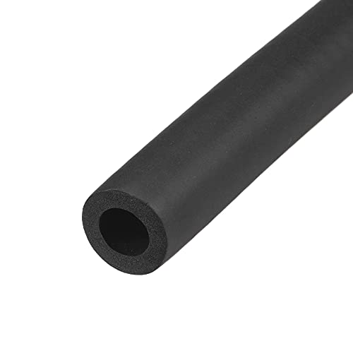 uxcell Foam Tubing for Handle Grip Support, Pipe Insulation, 14mm ID 24mm OD 1m Length Black - color: Black, size: 14mm x 24mm