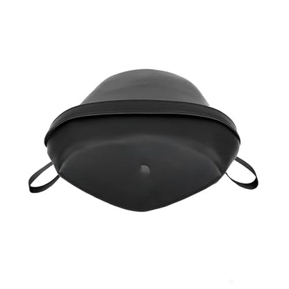 Rear Passenger Pillion Seat Compatible with Yamaha YZF R1 2015-2024, YZF R6 2017-2024, R1S 2016-2018 - Black Motorcycle Tandem Cushion Pad Replacement - size: Yamaha R1 15-22