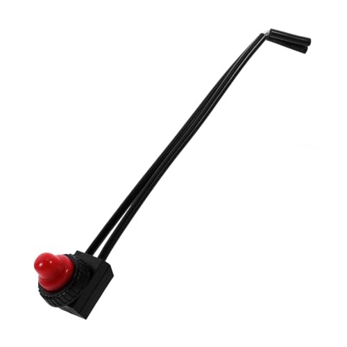 Alipis Waterproof Motorcycle Push Button Switch Wiring Universal Handlebar Control for Motorcycle Brake Light and Engine Switch Sturdy SPST Design for Easy Installation