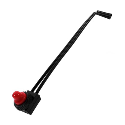 Alipis Waterproof Motorcycle Push Button Switch Wiring Universal Handlebar Control for Motorcycle Brake Light and Engine Switch Sturdy SPST Design for Easy Installation