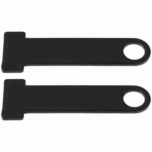 KIMISS Strap D Ring Lock Motorcycle Parts and Accessories Bike Riding Gear Stainless Steel Universal Hanger (Black)