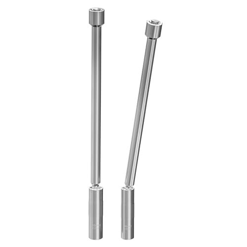 14MM & 16MM 12-Inch Extension Swivel Spark Plug Socket, 3/8-Inch Drive 12-Point Spark Plug Socket Removal Tool 360-degree Rotation, for Maximize Flexibility - size: 14mm&16mm, 12", 12-Point