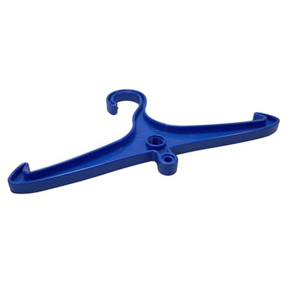 Scuba Choice Wetsuit & Drysuit Hanger – Heavy-Duty Hanger for BCD, Wetsuits & Scuba Gear Storage, Drying & Organization - color: Blue (Wide-shoulder+anti-slip)