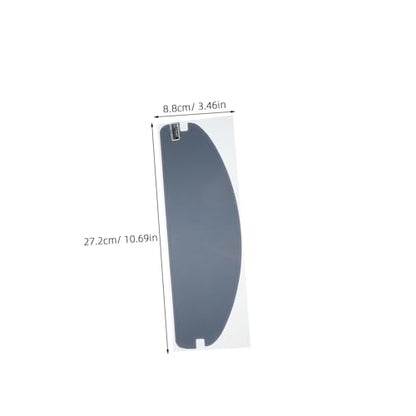 PRETYZOOM Motorcycle Accessories Anti-fog Visor Film Clear Rain Resistant Sun Visor Strip for Comfortable Riding