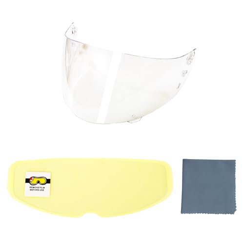 ICON IC04 Airframe Pro Airmada Airform Motorcycle Helmet Shield with Professional Anti Fog Film Set (Transparent Lense + Antifog Film) - color: Transparent Lense + Antifog Film