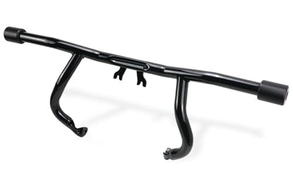 Engine Guard Flat Out Crash Bar for Harley Touring Street Glide Road Glide Road King Electra Glide Ultra Models (2014-2025) - color: Gloss Black Flat Out Crash Bar