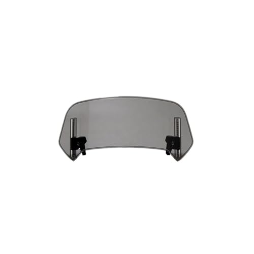 Wind Deflector Windshield Motorcycle Windshield Extension Spoiler Windscreen Air Deflector for VS 600 800 DL650 DL1000 DL250 for V-Strom 650 1000 XT - color: A Small Smoke