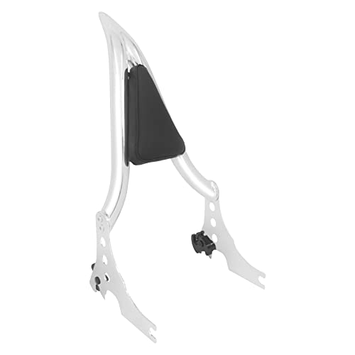 Motorcycle Sissy Bar Detachable Rear Passenger Backrest Pad Fit for Harley Sportster XL 883 1200 2004-2022 Chrome - color: Chrome
