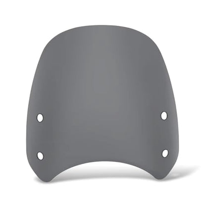 for Speed 400 Scrambler400X 2024 2025 Motorcycle Front Windshield Retro Windshield Spoiler with Bracket Speed400 Scrambler 400X (Transparent) (Gray) - color: Gray