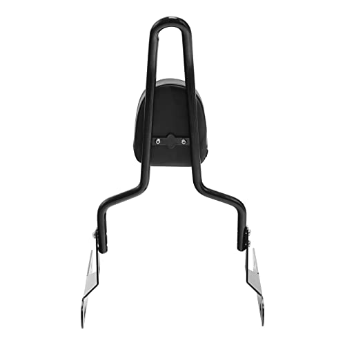 TCT-MOTORPARTS Black Detachable Passenger Backrest Sissy Bar Fits for Harley Dyna Street Bob 2006-2017