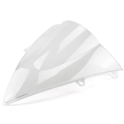 Motorbike Plastic Windshield Windscreen For Honda CBR1000RR 2012 2013 2014 2015 2016 Double Bubble (Clear) - color: Clear