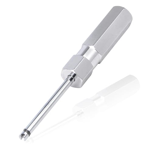 HUIKANGSHENG Valve Stem Core Remover Tool | 4pcs Screwdriver Kit, Compatible with Schrader Valve, Durable Steel Construction