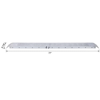 Loading Ramps, 960lbs Capacity Loading Ramps for Pickup Trucks, Steel Motorcycle Ramp, Dirt Bike Ramp for Truck, Lawn Mower, Snowblower, ATV, Quad, Pack of 2,with 4pcs Pedal (77" L) - size: 77" L