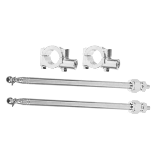 Bike Handlebar Flag Pole Mount Kit 2pcs Steel and Aluminum Alloy Adjustable Height Secure Support for Dirt Bike Motorcycles Biking Safety