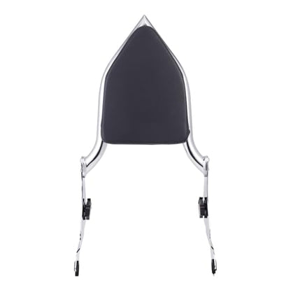Detachable Sissy Bar Backrest Passenger Backrest Compatible with Harley Touring Street Glide Road Glide Road King Electra Glide 2009-2025 (Chrome) - color: Chrome