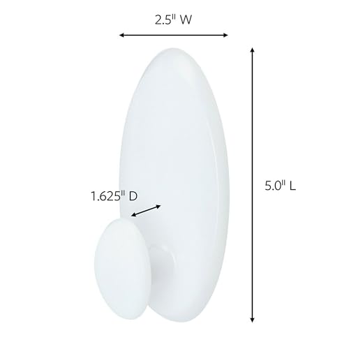Command Clothes Hanger, Holds up to 7.5 lb, Sized for 3 Plastic Hangers or 7 Metal Hangers, 1 Wall Hook and 2 Strips, Extra Storage for Laundry Room, Bedroom and Closet - size: Large