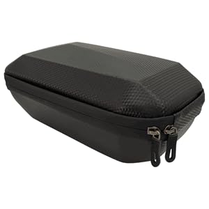 Bike Handlebar Bag Balance Car EVA Waterproof Front Bag 4.2qt Capacity Scooter Bicycle Hanging Bag Accessories Black