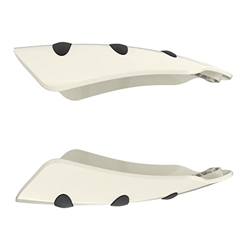 Advanblack Color Matched Hand Guard For Harley Touring & Softails - color: Birch White