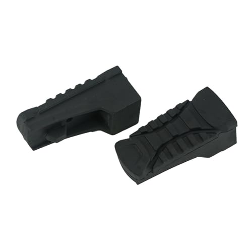 Motorcycle Footrest Footpeg Motorcycle Passenger Footrest Foot Peg for R1250GS R1200GS for Adventure S1000XR 2014-2023 Aluminum Footpeg Bracket Rubber Cover - color: Funda de Goma