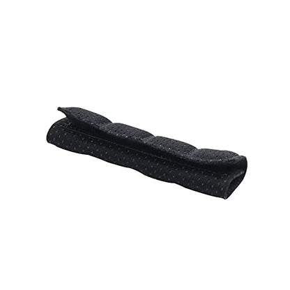 6PCS Chin Pads Foam Pad Set Strap Padding Replacements Universal Cushion Mats for Cycling Bike Bicycle Motorcycle Road Racing Riding Helmet - color: Black 6PCS