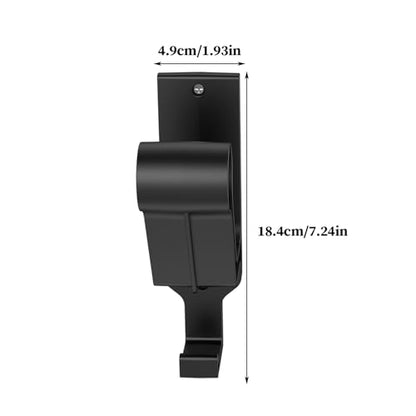 2 Pieces Hard Hat Holder with Hook | Helmet Holder Wall Mount - Motorcycle Helmet Rack,for Storage, Display, Wall, Jacket, Hat, Backpack, Coat, Clothes, Bag, Men - color: Black