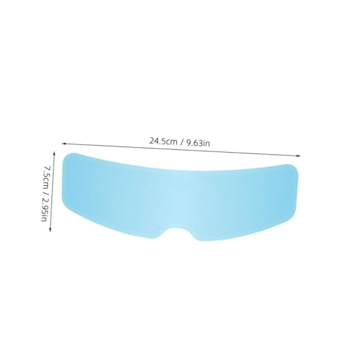 Garneck 2pcs Motorcycle Helmet Rainproof and Film Helmet Film Patch Visor Lens Motorcycle Part
