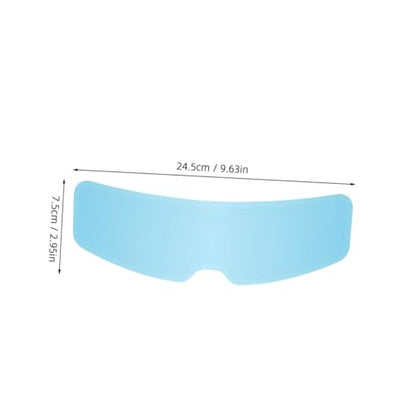 Garneck 2pcs Motorcycle Helmet Rainproof and Film Helmet Film Patch Visor Lens Motorcycle Part
