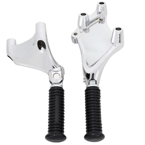 Passenger Footpeg w/Mount Kit,Rear Passenger Footrests Pedal w/Mount Kit for Harley Sportster Forty-Eight 48 Seventy-Two 72 883 1200 2014-2022,Chrome - color: Chrome For Classic Style