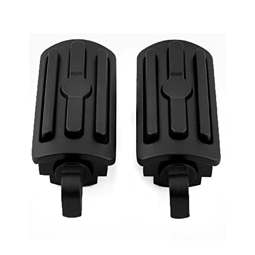 Motorcycle Foot Pegs Highway Pegs Male Foot Rests For Harley XL Sportster V Rod Hugger Custom 883 Softail Dyna Glide Bob Fat Boy (Matte Black) - color: Style 3#-Matte Black