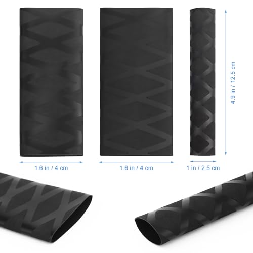 Non-Slip Heat Shrink Motorbike Grips Sleeve,Easily Solve Aging Aticky Hands,Compatible for Ducati Honda Yamaha Triumph Suzuki Kawasaki Dirt Bike ATV Handles Grips,Heating Handlebar Grips - color: Matte