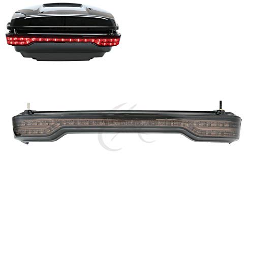 Gloss Black King Tour Luggage Trunk Backrest Light Speakers Mount Rack Fit For 2014-2025 Harley Road King Road Glide Street Glide Electra Glide CVO - color: King Pack Trunk Set #5