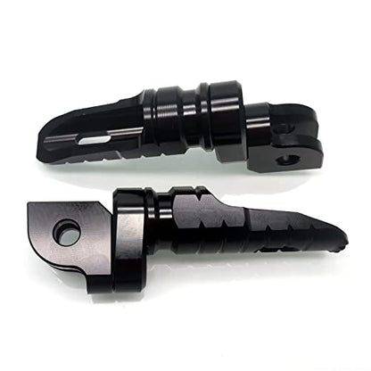 MZS Motorcycle Foot Pegs, CNC Double Adjustable Front Rider Footpegs Footrest Rest Pedal Black Compatible with FZ07 FZ09 FZ10 FZ1 FZ6 FZ6R FZ8 MT03 MT07 MT09 MT10 YZF R3 SCR950 Tracer XSR700 XSR900 - size: FZ07/FZ09/FZ10/FZ1/FZ6/FZ8/MT03/MT07/MT09/R3