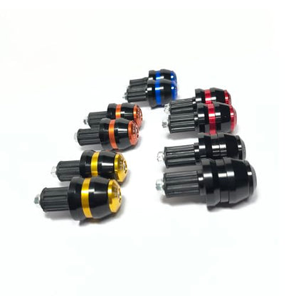 22mm 7/8'' Motorcycle Bar End Plug Sliders Universal Handlebar Grips Bar Ends Caps replacement for Honda Yamaha Suziku Kawasaki BMW Motorbike Dirt Bike(Black) - color: Black