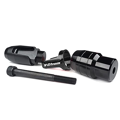 For SUZUKI V-Strom 250 650 1000 DL250 DL650 DL1000/V-Strom1000/XT Motorcycle CNC Aluminum Frame Crash Pad Exhaust Sliders Crash Protector slider - color: black