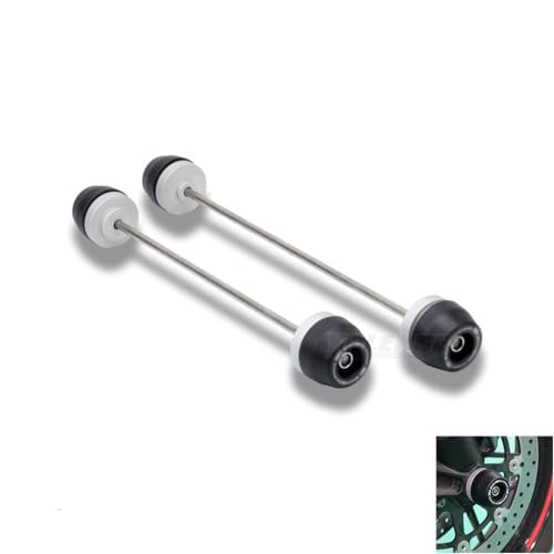 AL-mart Motorcycle Front & Rear Fork Axle Slider Wheel Protector Crash Guard Fits for CFMOTO 800NK/800MT
