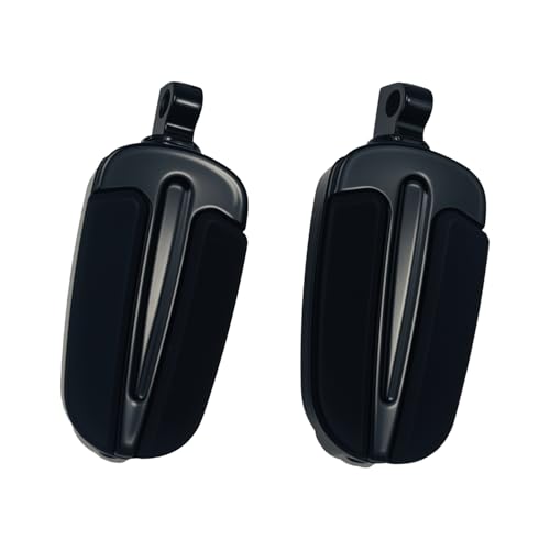Motorcycle Highway Pegs Passenger Slipstream Footpegs Male Mount Foot Rest Pedal Fit Harley Touring Street Glide Road King Road Electra Glide Sportster Dyna Softail - style: Style-F-Black