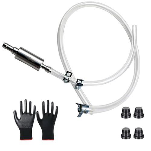 Brake Bleeder Hose Kit One Way Check Valve with Metal Clips for Cars Motorcycles Clutch Universal Flexible Bleeding Tool